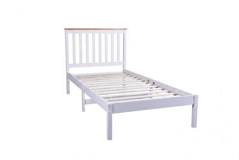 Hayes Solid Pine Bed Frame King Single by sue-e furniture