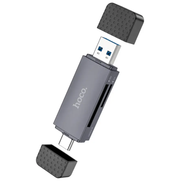 HB45 2-in-1 USB 3.0 Card Reader NZ – Dual USB-A & Type-C by techplus