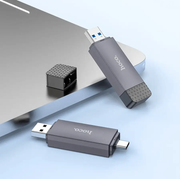 HB45 2-in-1 USB 3.0 Card Reader NZ – Dual USB-A & Type-C by techplus