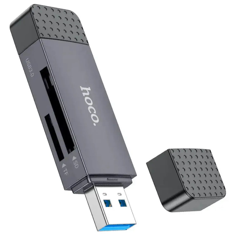 techplus HB45 2-in-1 USB 3.0 Card Reader NZ – Dual USB-A & Type-C HB45 2 In 1 USB 3 Card Reader Dual USB A C SD TF