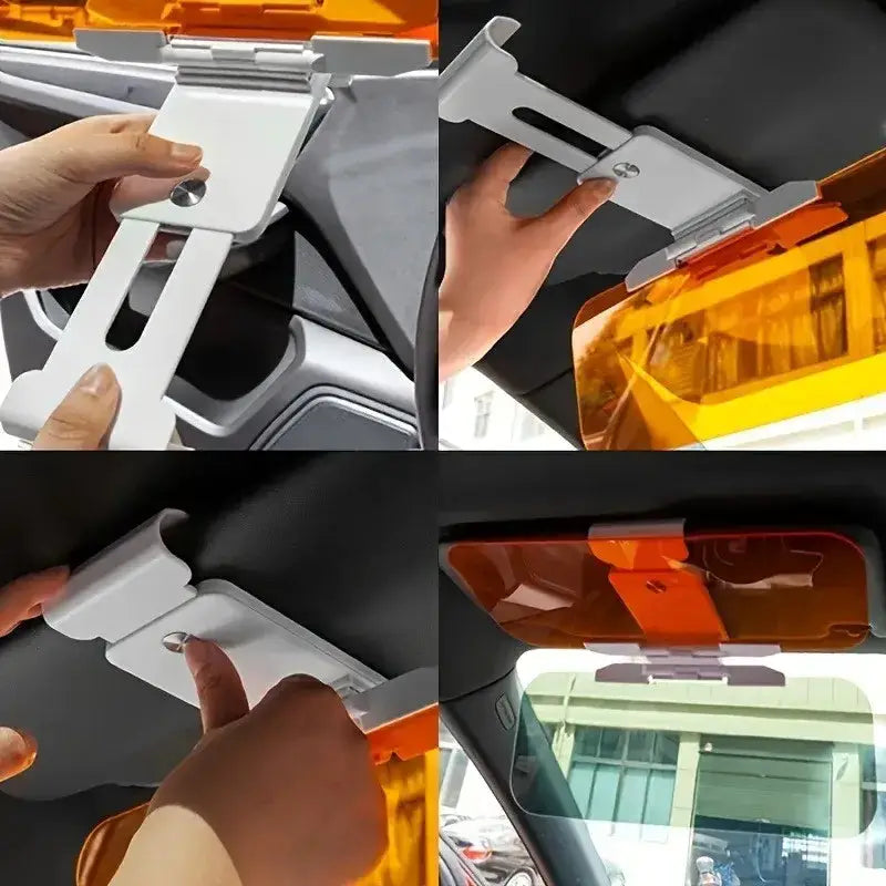 HD Anti-Glare Car Sun Visor – Day & Night Driving Sunlight Protection by Habicare