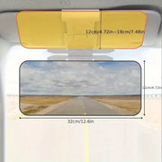 HD Anti-Glare Car Sun Visor – Day & Night Driving Sunlight Protection by Habicare