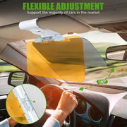 HD Anti-Glare Car Sun Visor – Day & Night Driving Sunlight Protection by Habicare