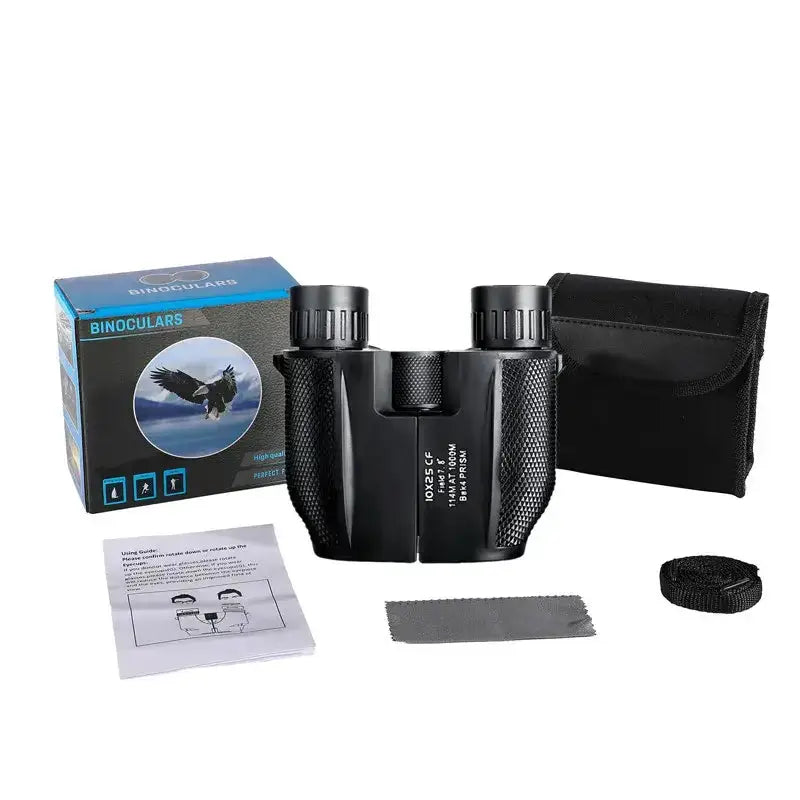 HD Binoculars – Outdoor Birding & Moon Viewing (10x25) by Habicare