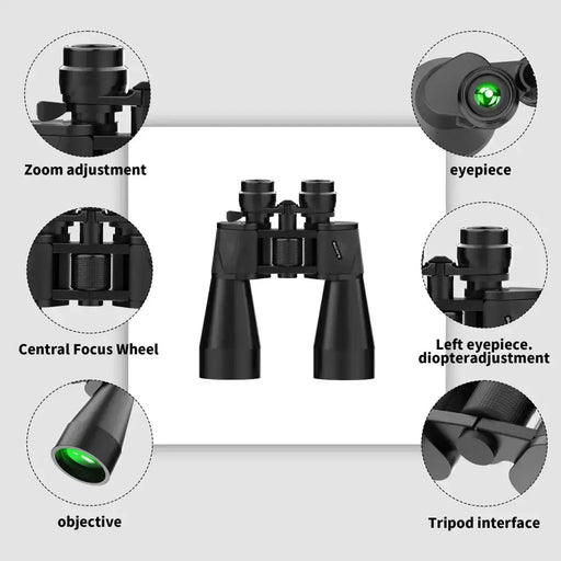 HD Binoculars With High Magnification by Habicare