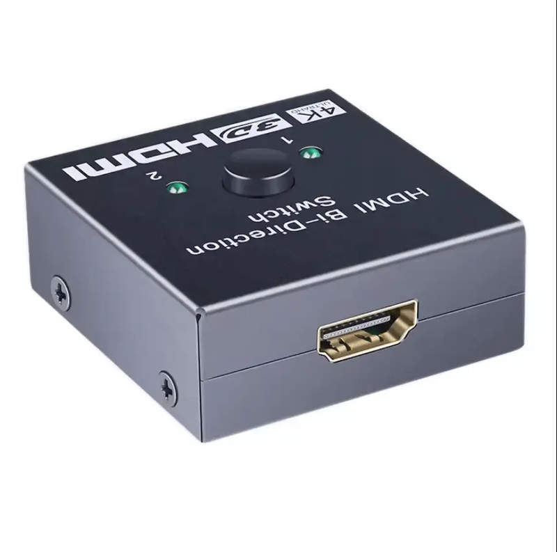 HDMI Bi-Directional Switcher 4K 2 into 1 switch or 1 into 2 splitter by techplus
