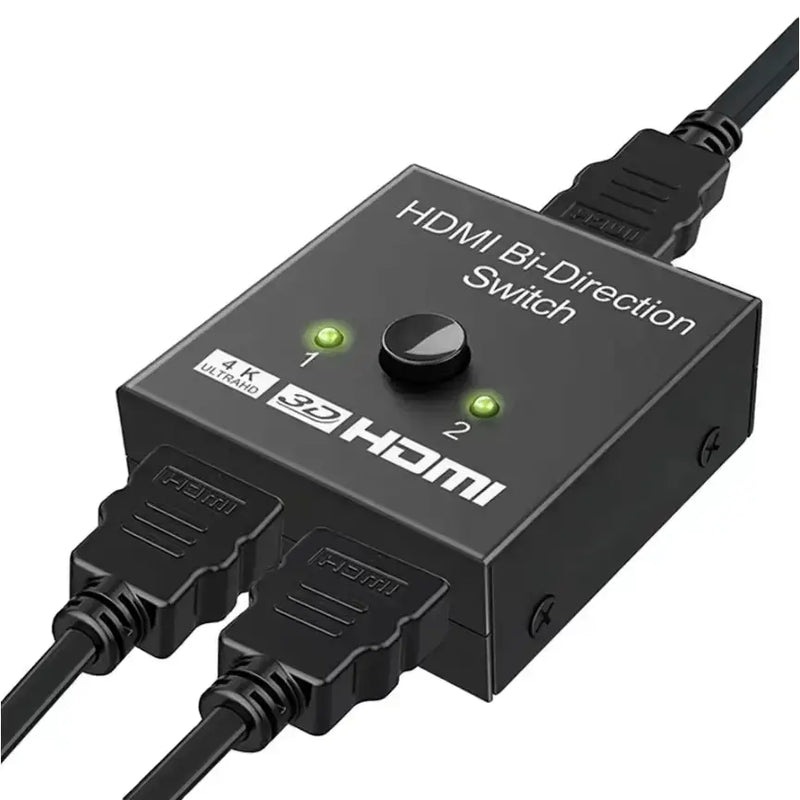 techplus HDMI Bi-Directional Switcher 4K 2 into 1 switch or 1 into 2 HDMI Bi-Directional Switcher 4K 2 into 1 switch or 1 into 2 splitte...