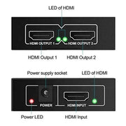 techplus HDMI Splitter 1x2 4K 30Hz 1 In 2 Out HDMI 1.4b HDMI Splitter 1x2 4K 30Hz 1 In 2 Out HDMI 1.4b | NZ