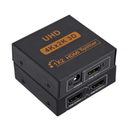 HDMI Splitter 1x2 4K 30Hz 1 In 2 Out HDMI 1.4b by techplus