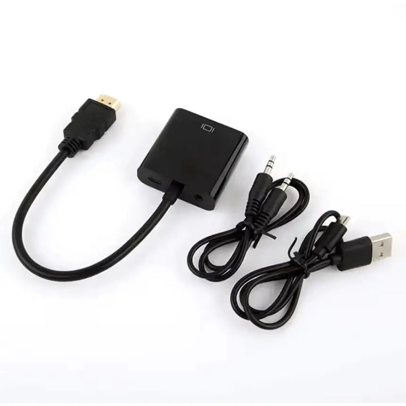 techplus HDMI to VGA Converter Adapter with Audio & USB HDMI to VGA Converter Adapter with Audio & USB | NZ