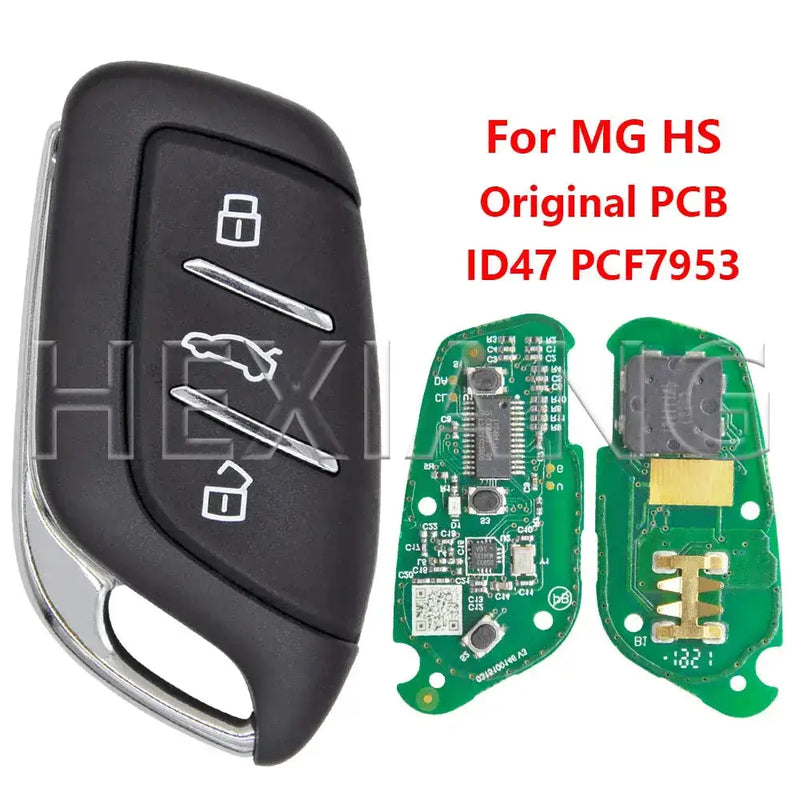 Habicare 433MHz ID47 Proximity Smart Remote Key for MG ZS EV, HS, MG4, MG5 & MG6 433MHz ID47 Proximity Smart Remote Key for MG ZS EV, HS, MG4, MG5 & MG6