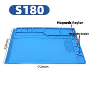 Heat-Resistant Silicone Repair Mat (ESD Safe) (different models available) by Habicare