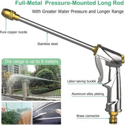 Heavy-Duty Brass Garden Sprayer with Adjustable Nozzle (2 types of models available) by Habicare