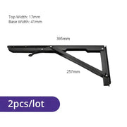 Heavy Duty Folding Shelf Brackets for RV / Caravan Tables (2PCS) by Habicare