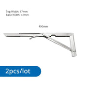 Heavy Duty Folding Shelf Brackets for RV / Caravan Tables (2PCS) by Habicare