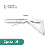 Heavy Duty Folding Shelf Brackets for RV / Caravan Tables (2PCS) by Habicare