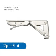 Heavy Duty Folding Shelf Brackets for RV / Caravan Tables (2PCS) by Habicare