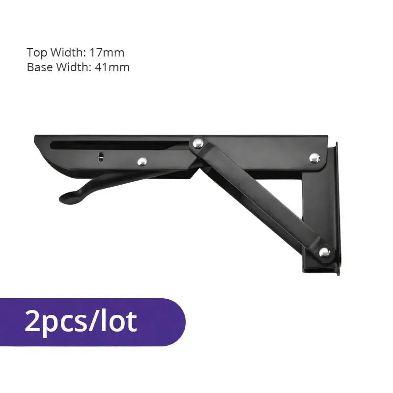 Heavy Duty Folding Shelf Brackets for RV / Caravan Tables (2PCS) by Habicare