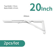 Heavy Duty Folding Shelf Brackets for RV / Caravan Tables (2PCS) by Habicare