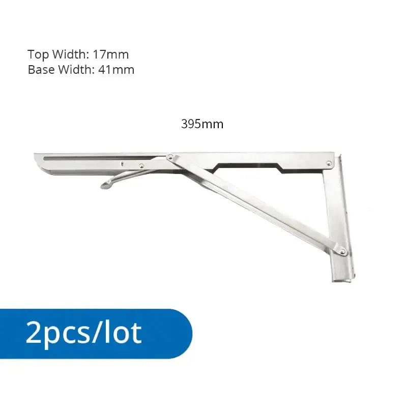 Heavy Duty Folding Shelf Brackets for RV / Caravan Tables (2PCS) by Habicare