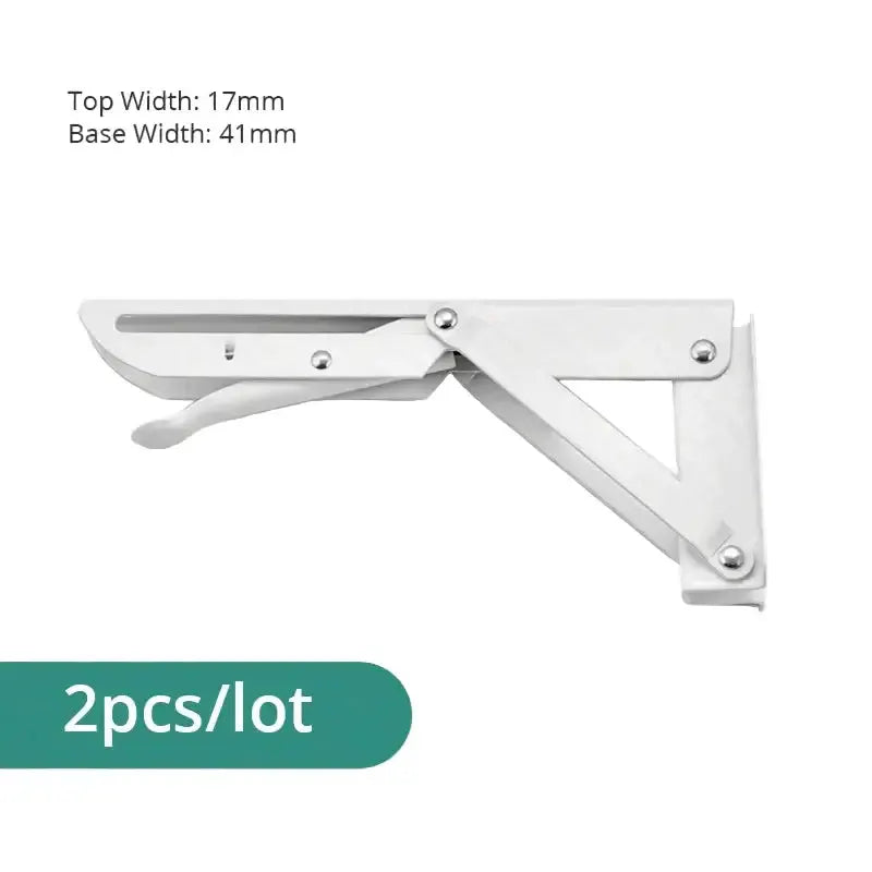 Heavy Duty Folding Shelf Brackets for RV / Caravan Tables (2PCS) by Habicare