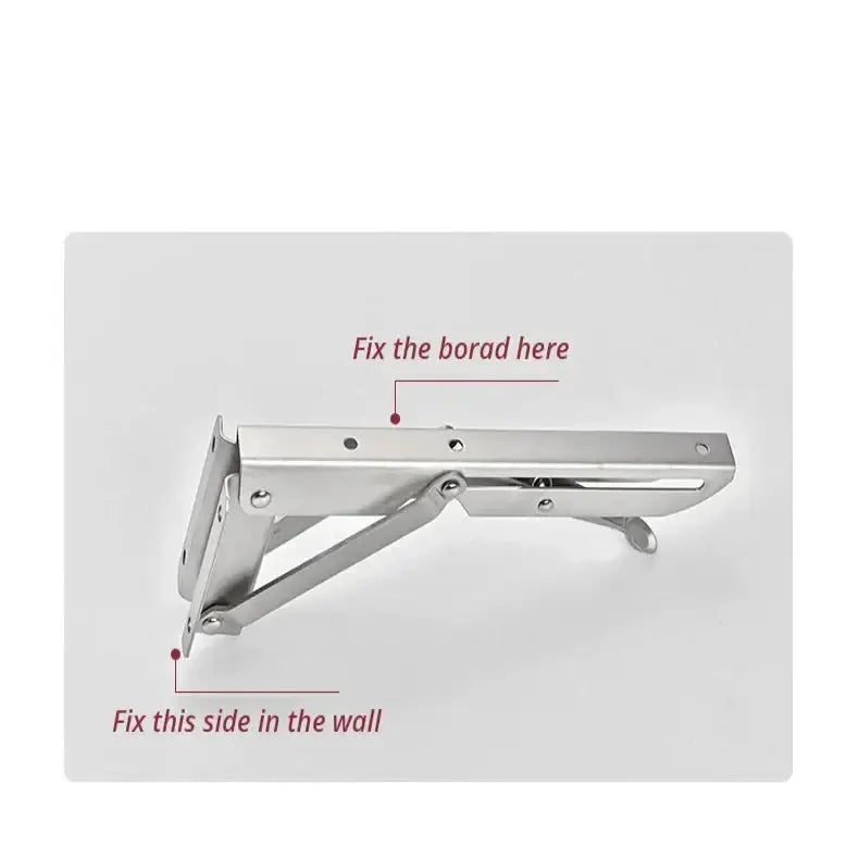 Heavy Duty Folding Shelf Brackets for RV / Caravan Tables (2PCS) by Habicare