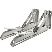 Heavy Duty Folding Shelf Brackets for RV / Caravan Tables (2PCS) by Habicare