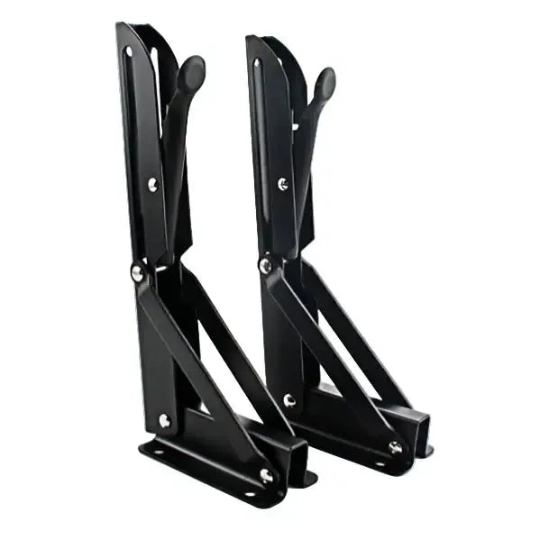 Heavy Duty Folding Shelf Brackets for RV / Caravan Tables (2PCS) by Habicare