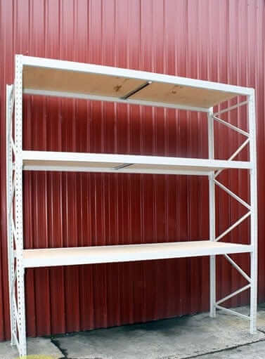 New Longspan  Racking/Shelving  2400x2700x900-3Level for storage with three tiers and durable design.