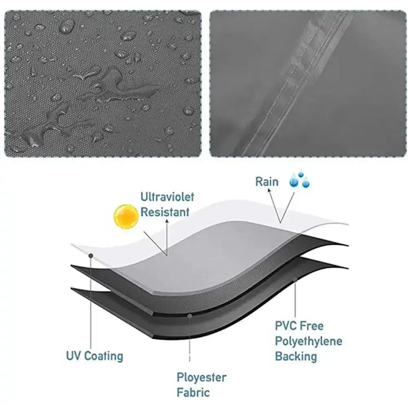 Heavy-Duty Waterproof Patio Furniture Cover by Habicare