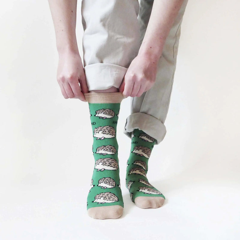 Save the Hedgehogs Bamboo Socks by Barekind NZ