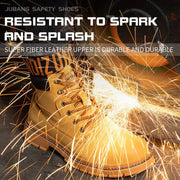 Men's Waterproof Steel-Toe Winter Plush Safety Boots by Mead's Supply & Equipment Outfitters limited