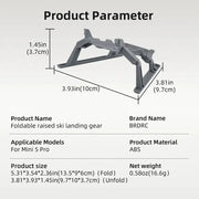 Height-Adjustable Landing Gear for DJI Mini 5 Pro by Habicare