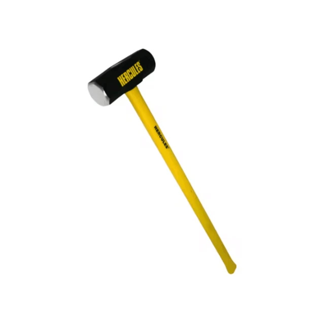 Hercules Sledge Hammer Fibreglass Handle 14Ib for heavy demolition work with durable carbon steel head.
