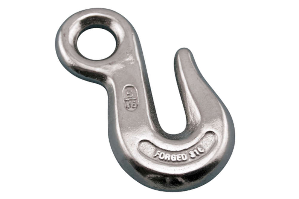 HES NZ Ltd / Bridon Stainless Steel Shackels Stainless Steel Eye Grab Hook 6mm 8mm 10mm