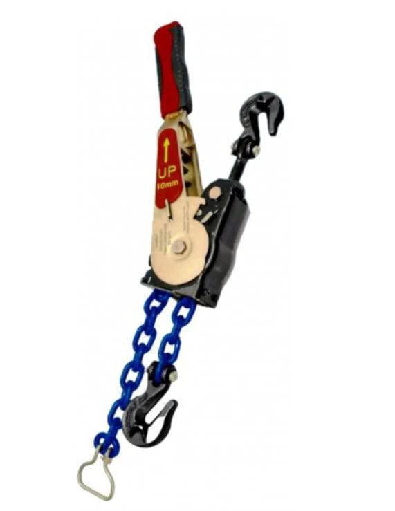 Maxibinder Load Chain Tensioner 10.0mm/6000kg with swivel head cradle grab hooks for safer use