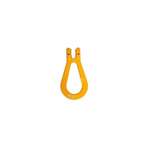 Pear Link - SLR G80 Clevis 16mm 8T yellow clevis used for lifting applications by power authorities.