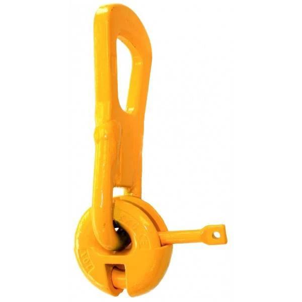 Concrete Lifting Ring Clutch - SLR G80 2.5T WLL - Yellow Powder Coated Alloy Steel with Locking Ring
