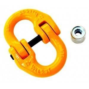 Big Connector - SLR G80 32mm 31.5T heavy-duty orange connector with load pin and spring retainer.