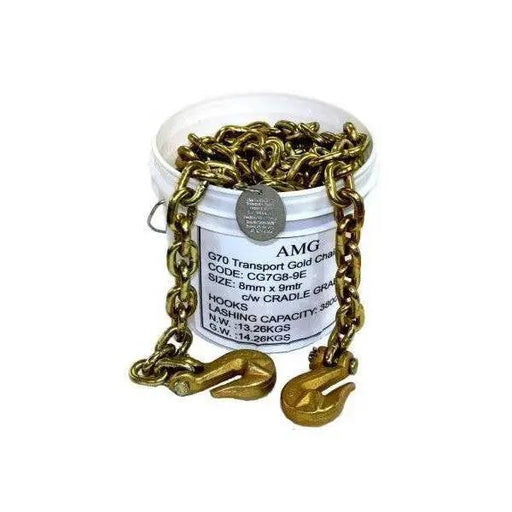 Transport Chain 9kg 7.3mm x 6m Set by Action Outdoors