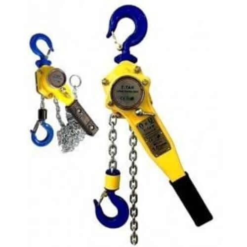 Lever Hoist - Titan HSH Industrial 1.5m / 1.0T with Alloy G80 Load Chain for rigging and construction.