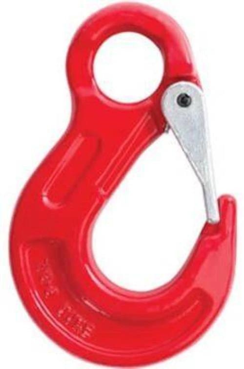 Sling Hook - Thiele GK8 Eye Type - 22mm 15T heavy duty latch in red color.