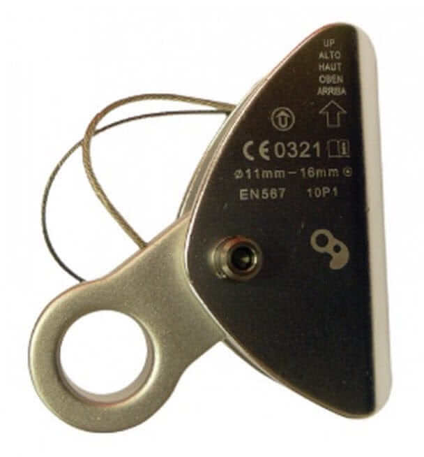 QSI Synthetic Rope Grab 11mm-16mm - In Store - Alloy build for Kermantle ropes, mobile anchorage point for safety.