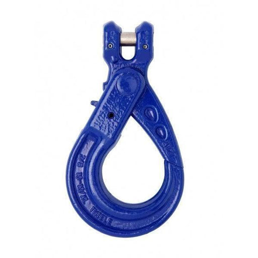 Safety Hook G100 - Thiele XL Clevis 22mm 19T, blue clevis for superior lifting safety and performance.