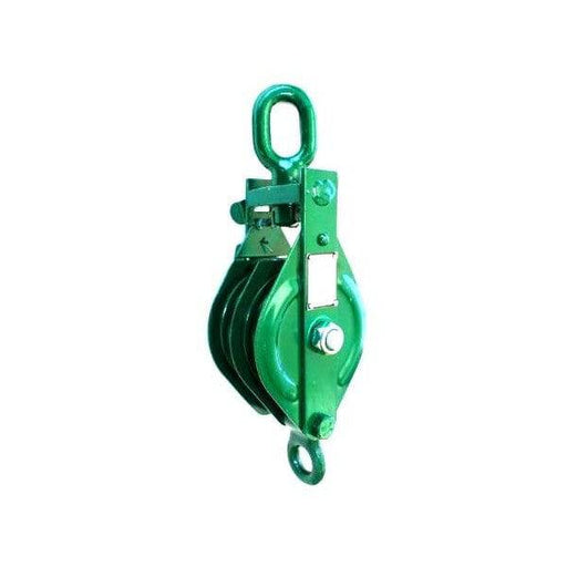 Pulley - Double Snatch Block with swivel eye and becket for general purpose applications, made in China.