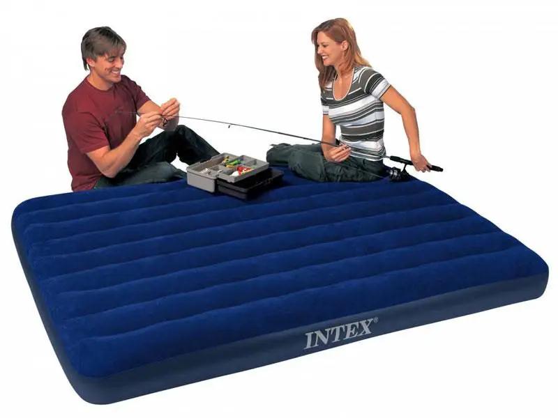 Classic Downy inflatable mattress 183 x 203 x 25cm INTEX 64755 by dealonline.co.nz