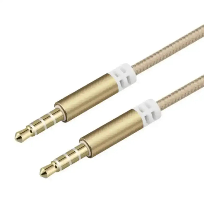 Hi-Fi 3.5mm AUX Nylon Braided Audio Cable by Habicare