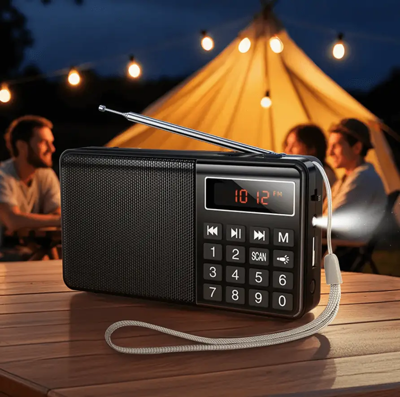 Hoco Mult Function Portable Radio with AM+FM Dual Mode by techplus