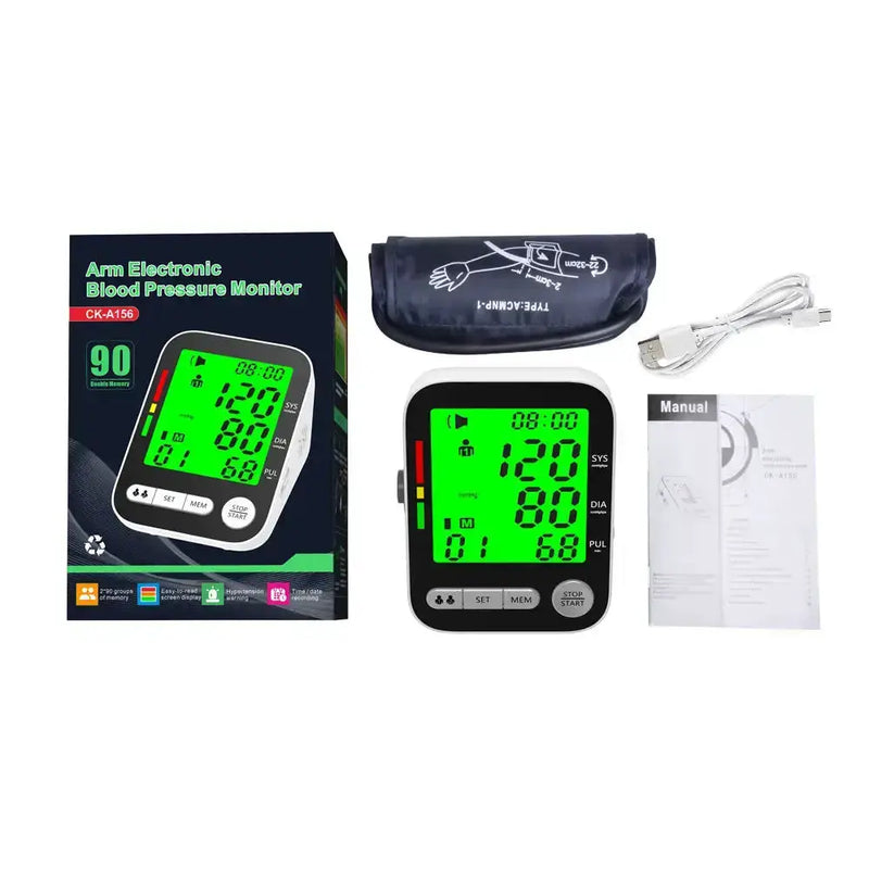 High-Accuracy Digital Sphygmomanometer – Arm Blood Pressure Monitor by Habicare