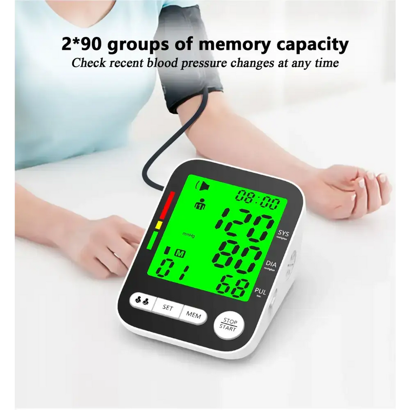 High-Accuracy Digital Sphygmomanometer – Arm Blood Pressure Monitor by Habicare